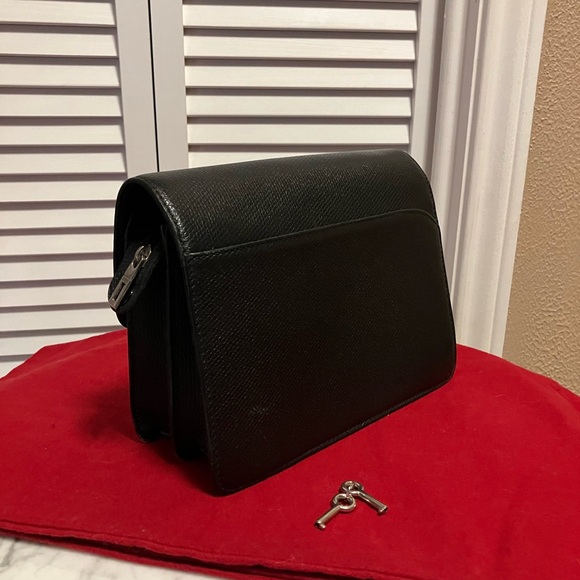 Stunning Vintage LANCEL Paris Pouch Organizer with Keys Wristlet Made in France - Picture 6 of 12